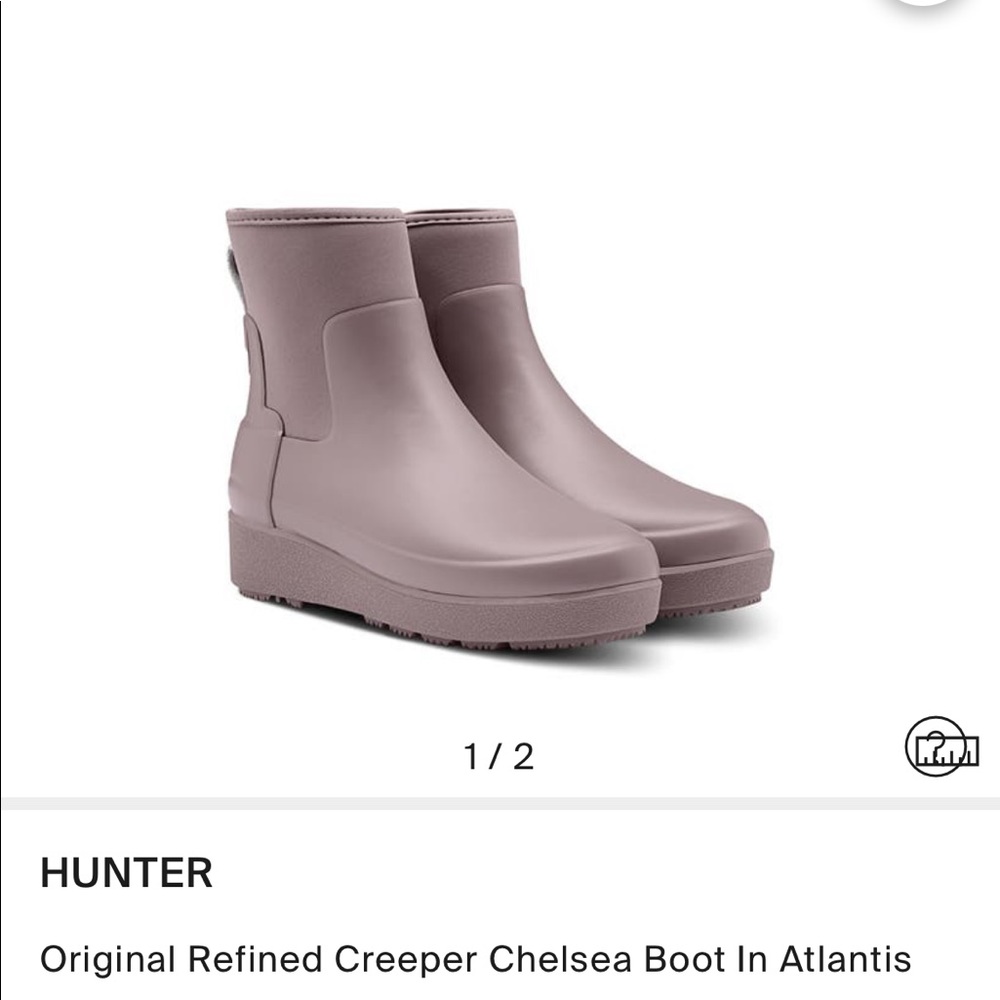 Hunter refined creeper neo chelsea boot